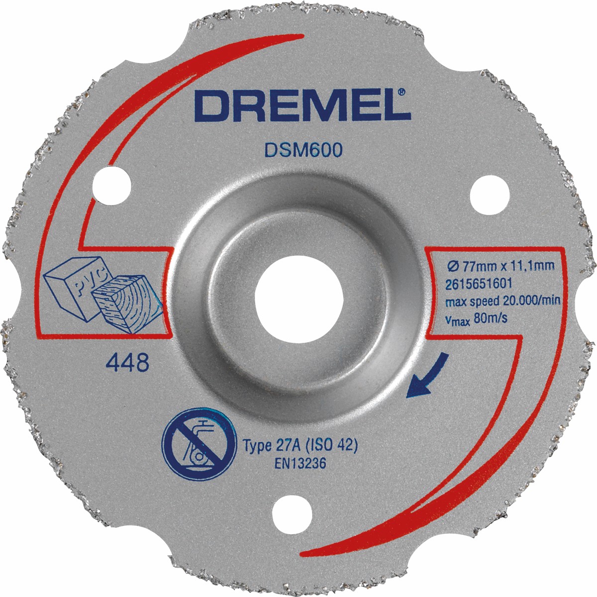 Cortar Dremel (Disco de corte  face de carbeto multifunes DREMEL DSM20 (DSM600) )