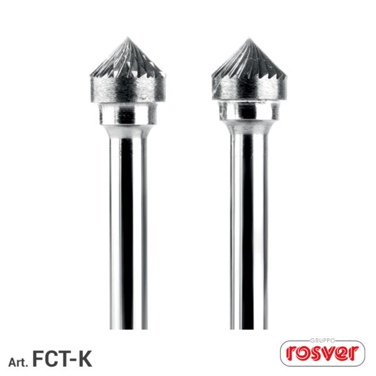 Fresas de metal duro Fast Grinder (FCT-K) com formato de 90 pontas.