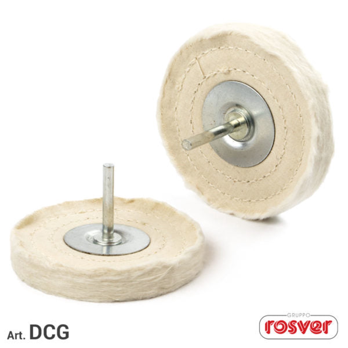 Discos de algodo Fast Grinder (DCG) com eixo