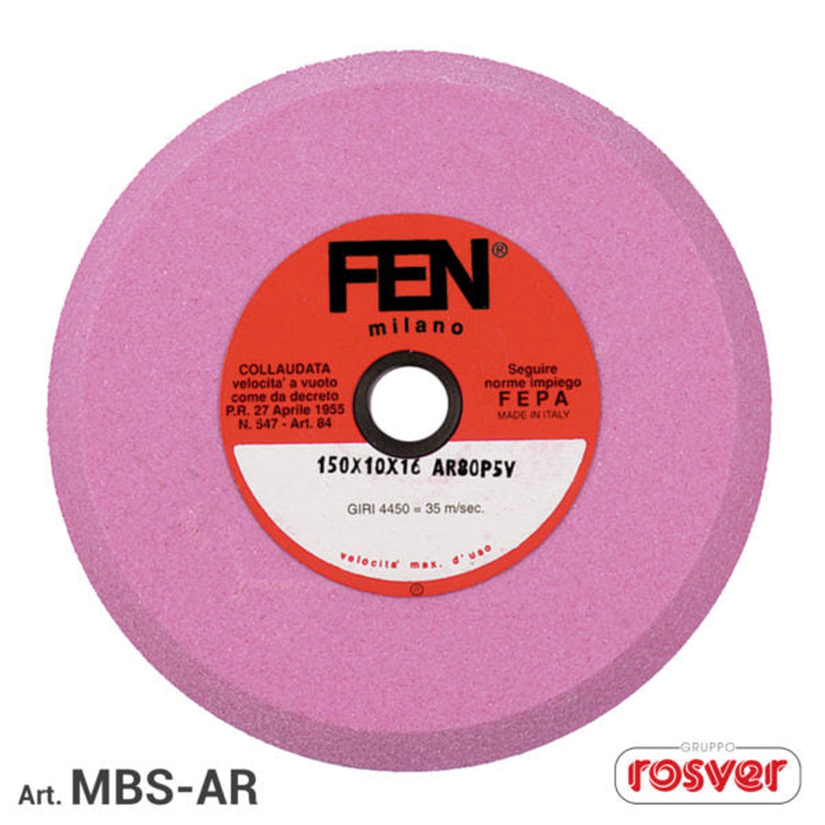 Discos de desbaste cermicos Fast Grinder rosa (MBS-AR)