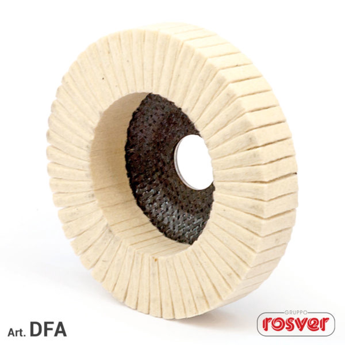 Discos de feltro Fast Grinder (DFA) com abas verticais