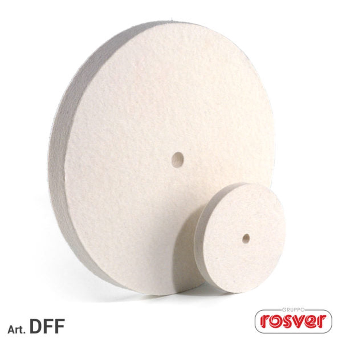 Discos de feltro Fast Grinder (FDF) com orifcio para polimento