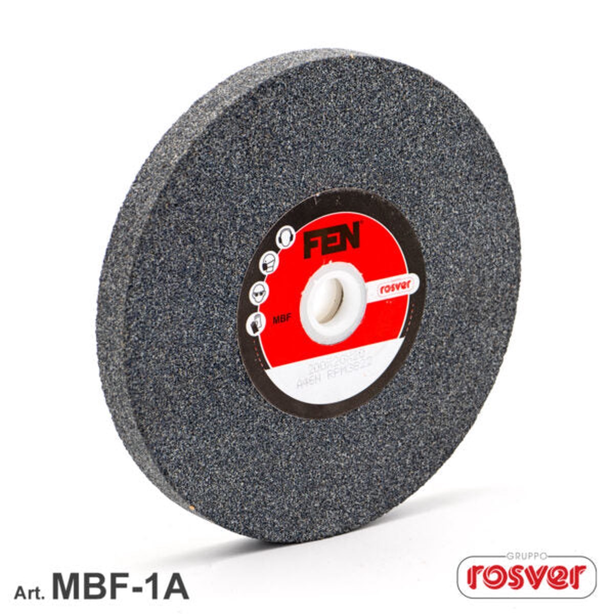 Discos de retificao Fast Grinder (MBF-1A) em alumnio cinzento