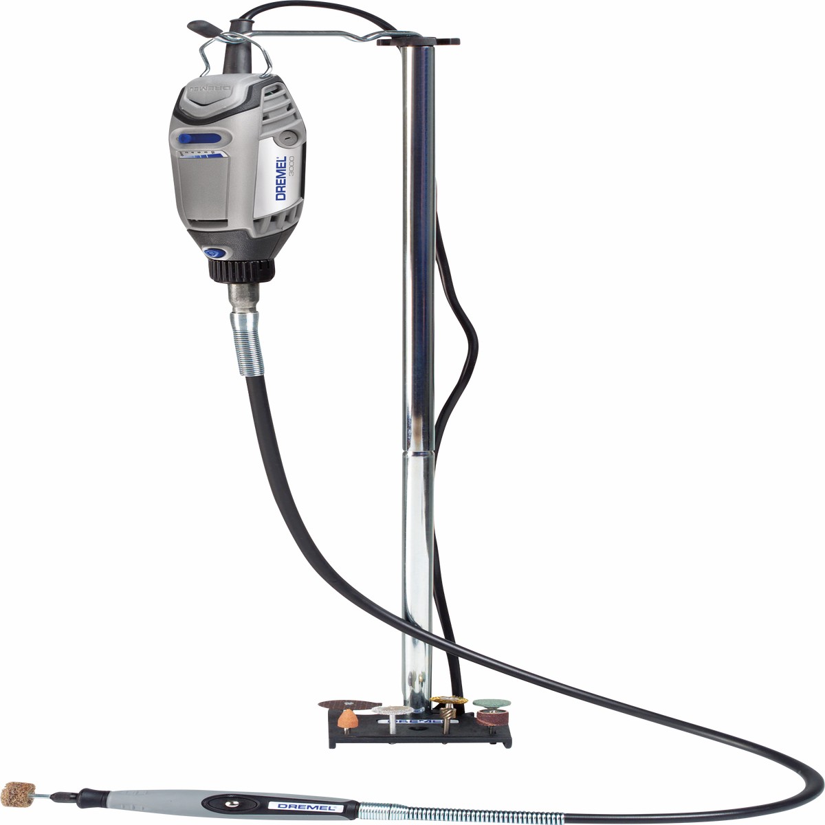 Multifixaes para prender Dremel (Suporte de ferramentas de veio flexvel DREMEL (2222) )
