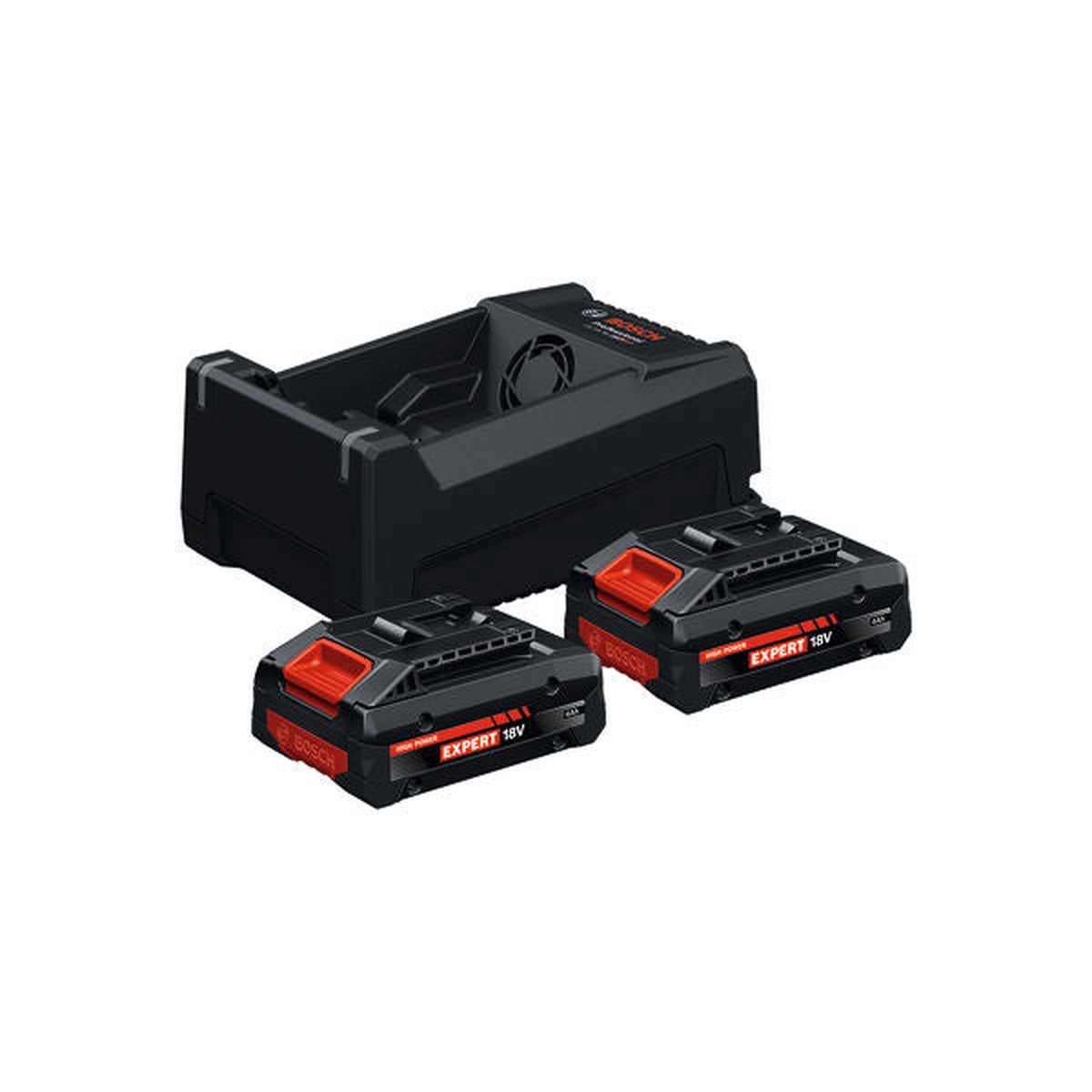 Conjunto de iniciao Bosch (2x EXBA18V-40 + GAL 12V/18V-80 Professional)