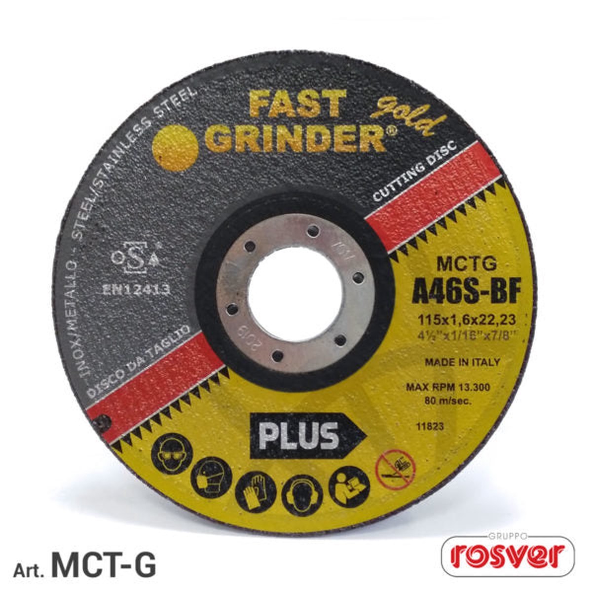 Discos de corte da linha industrial Fast Grinder (MCTG)