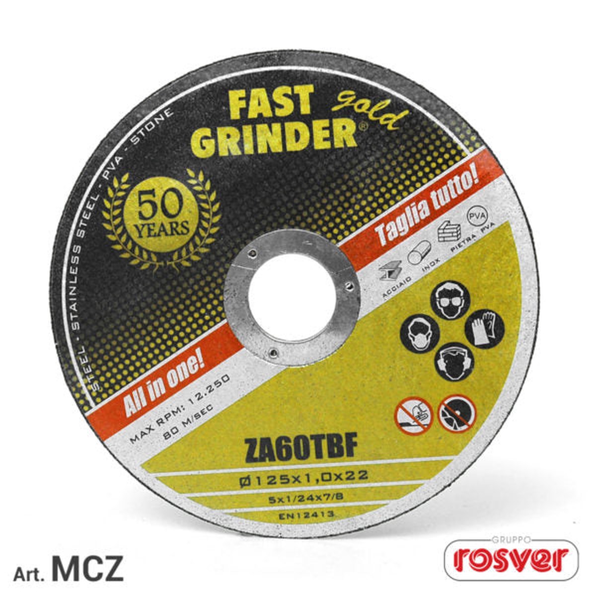 Discos de corte multifuncionais Fast Grinder (MCZ)