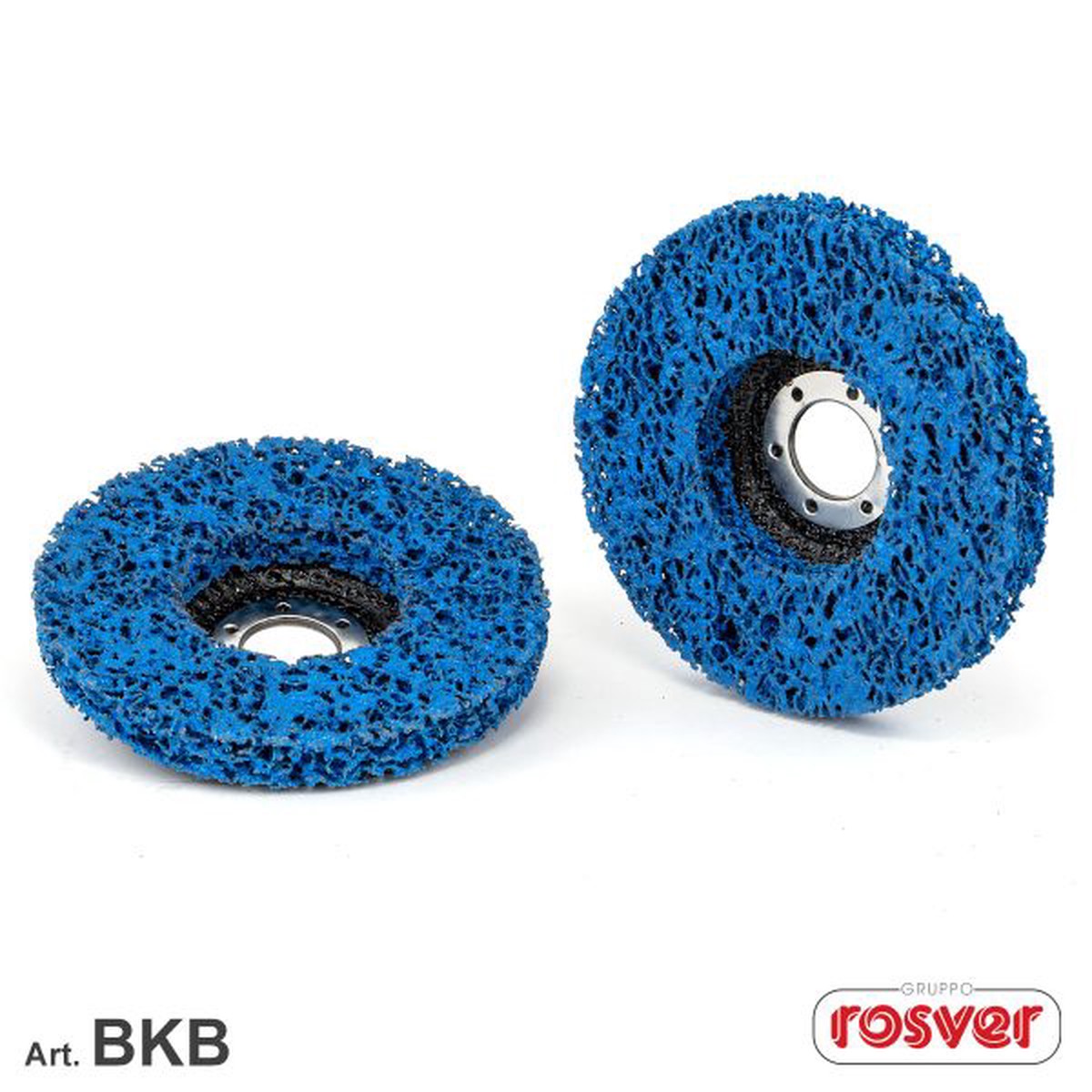 Discos de limpeza Fast Grinder (BKB) azuis em fibra