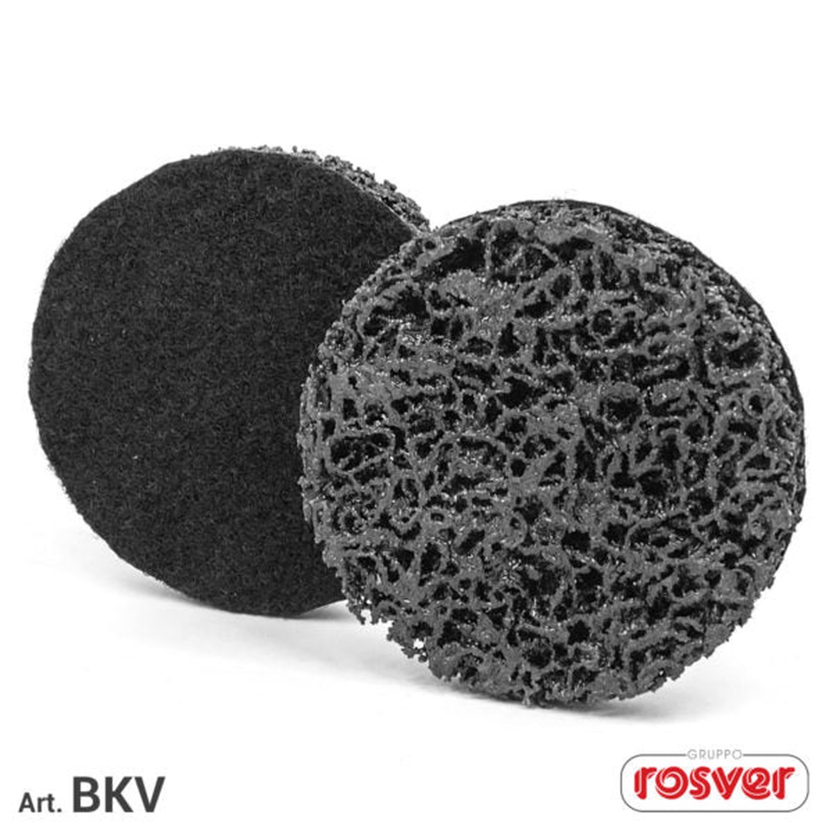 Discos de limpeza Fast Grinder (Bkv) pretos com fecho de velcro