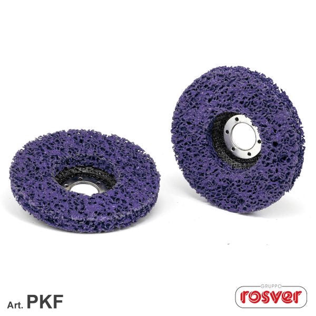 Discos de limpeza Fast Grinder (PKF) roxos em fibra