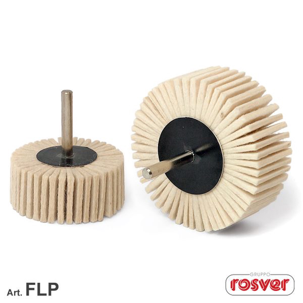 Fast Grinder (extenso FLP) Rodas de feltro com abas