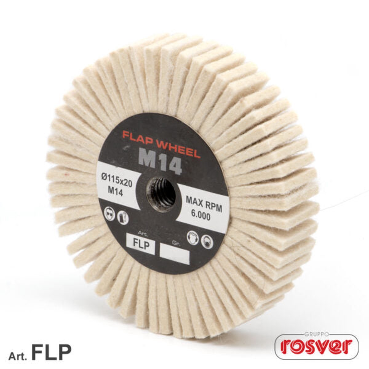 Fast Grinder (FLP-M14) Rodas de feltro com aba M14