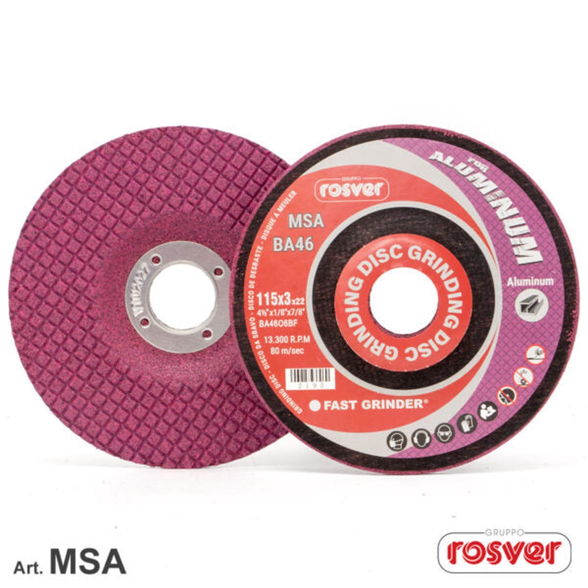 Fast Grinder (MSA) Fast Flex Alumnio