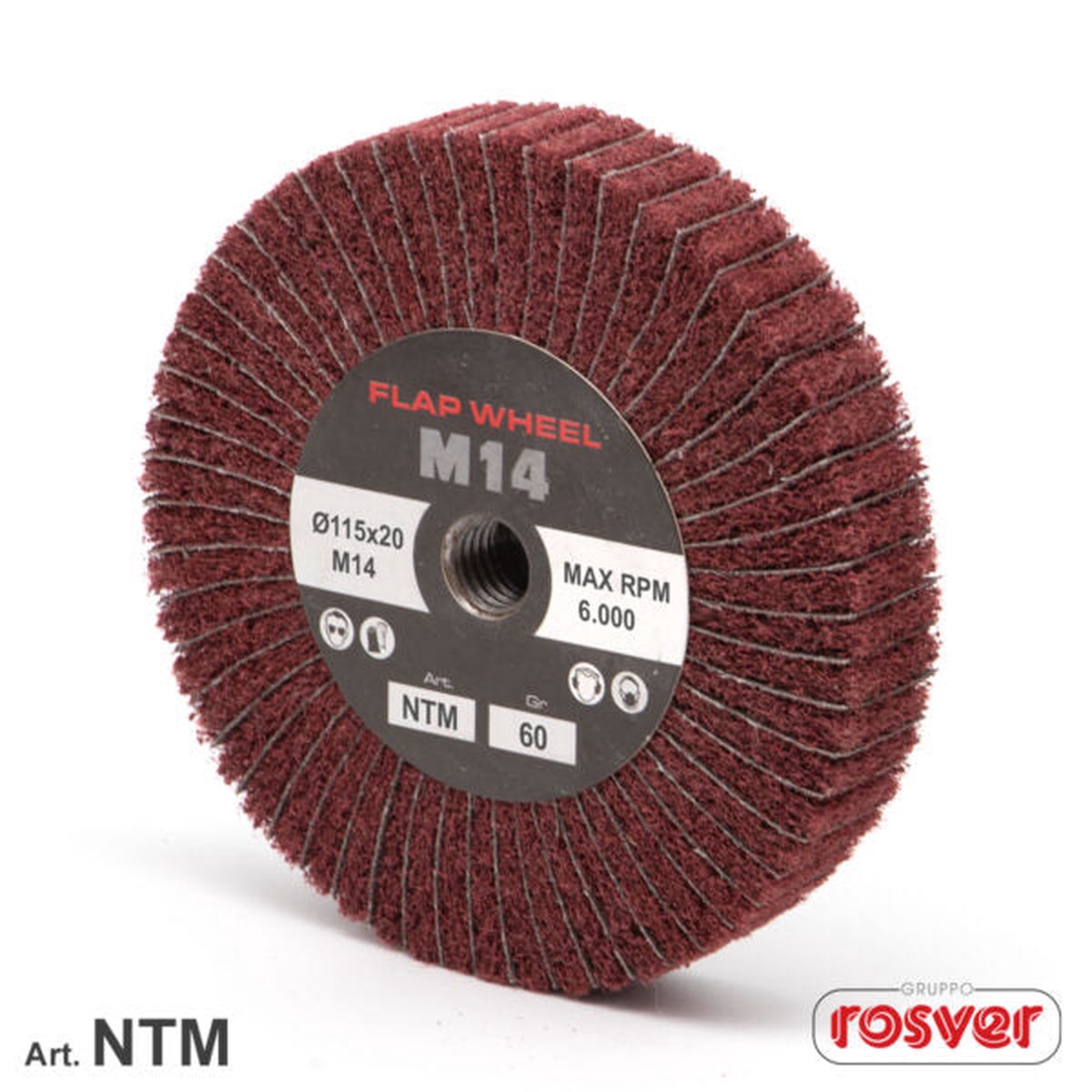 Fast Grinder (NTM-M14) Rodas de abas mistas M14