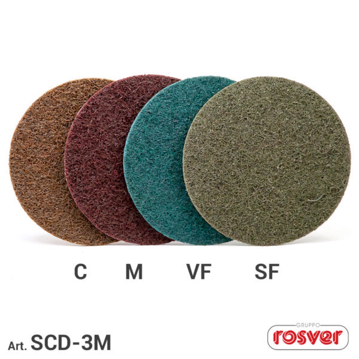 Fast Grinder (SCD-3M) Discos de condicionamento de superfcie 3M Scotch-Brite Superior