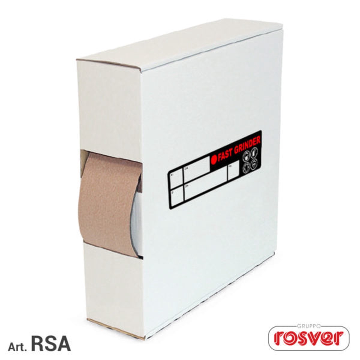 Rolos de papel Fast Grinder (RSA) com espuma pr-cortada