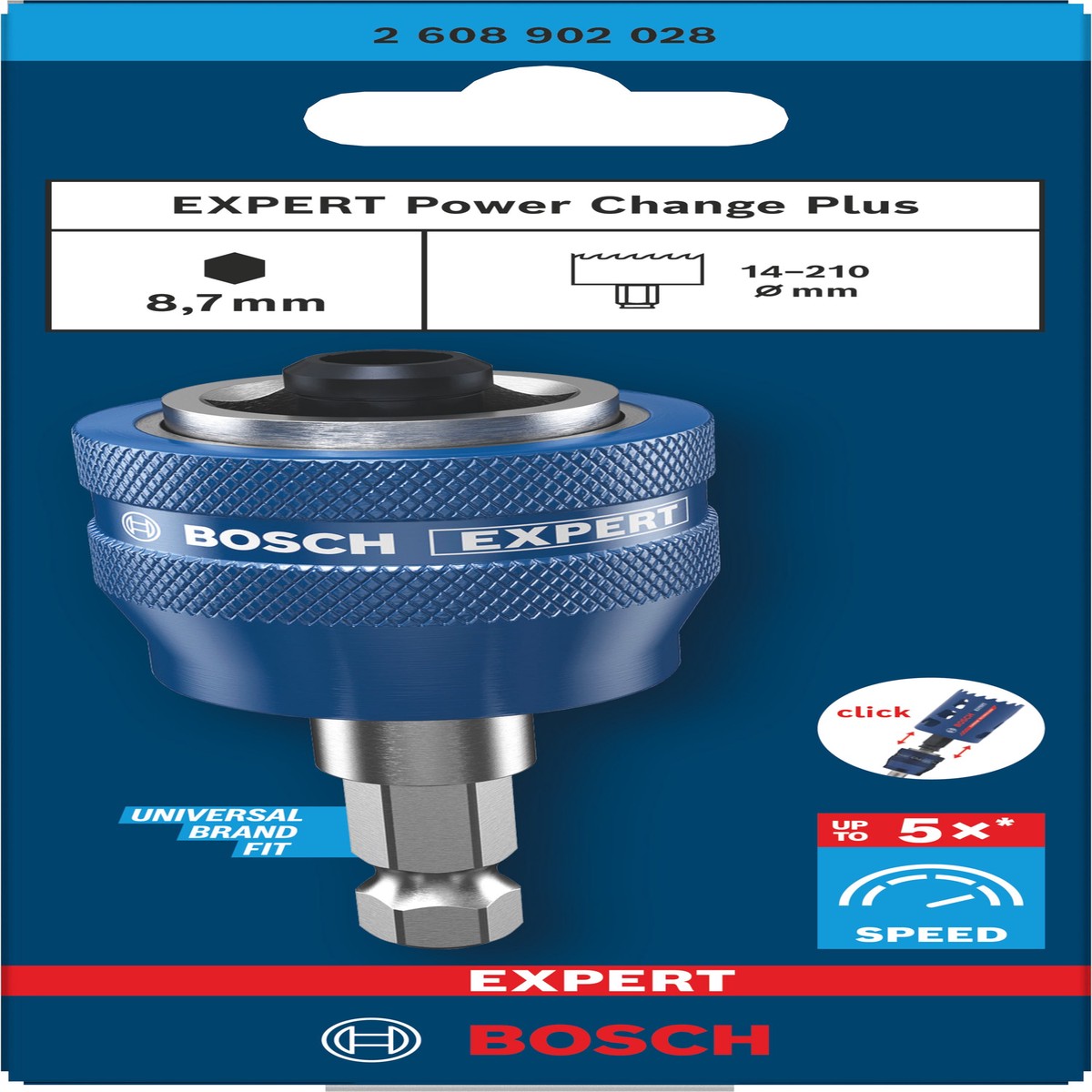 Acessrios de funo serras craneanas Bosch Accessories (Eixo EXPERT Power Change Plus, encabadouro hexagonal de 8,7 mm)