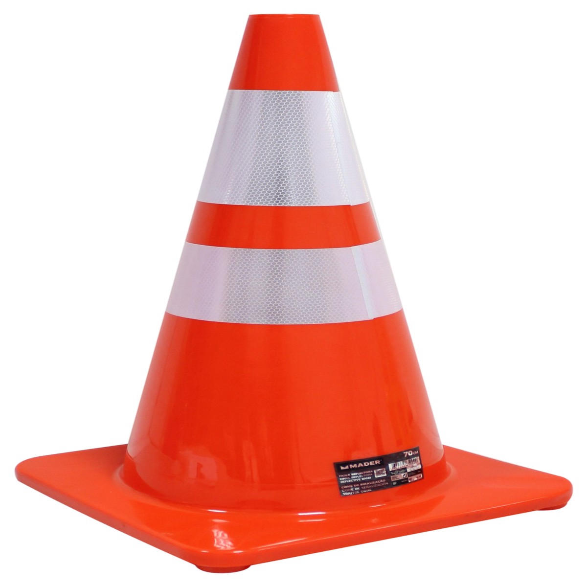 Cone de Sinalizao Flexvel Faixa Refletora, 70cm