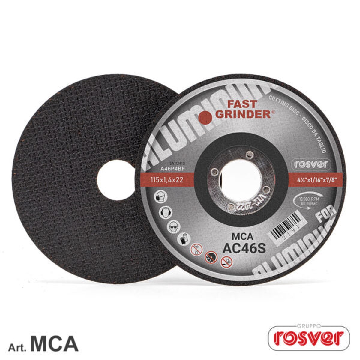 Discos de corte e rebarbao em alumnio Fast Grinder (MCA)