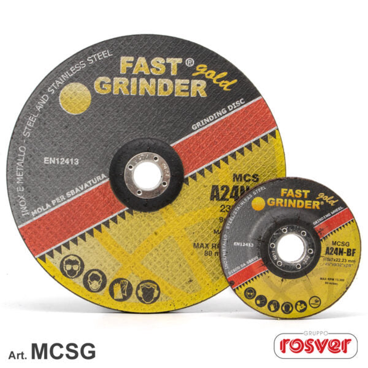 Discos de retificao industrial Fast Grinder (MCSG)