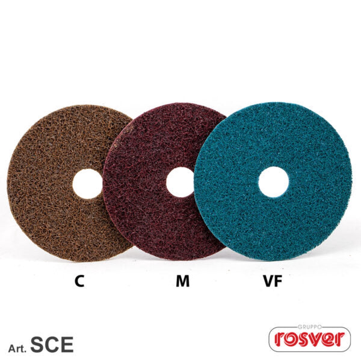 Discos Scotch-Brite Fast Grinder (SCE) com furo