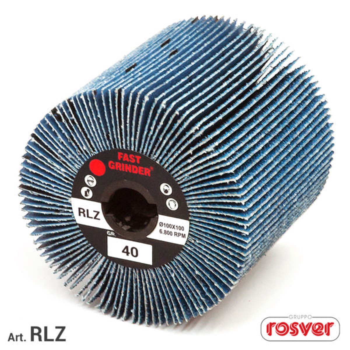 Lixa de Lamelas de Zircnio 100x100mm Fast Grinder (RLZ)
