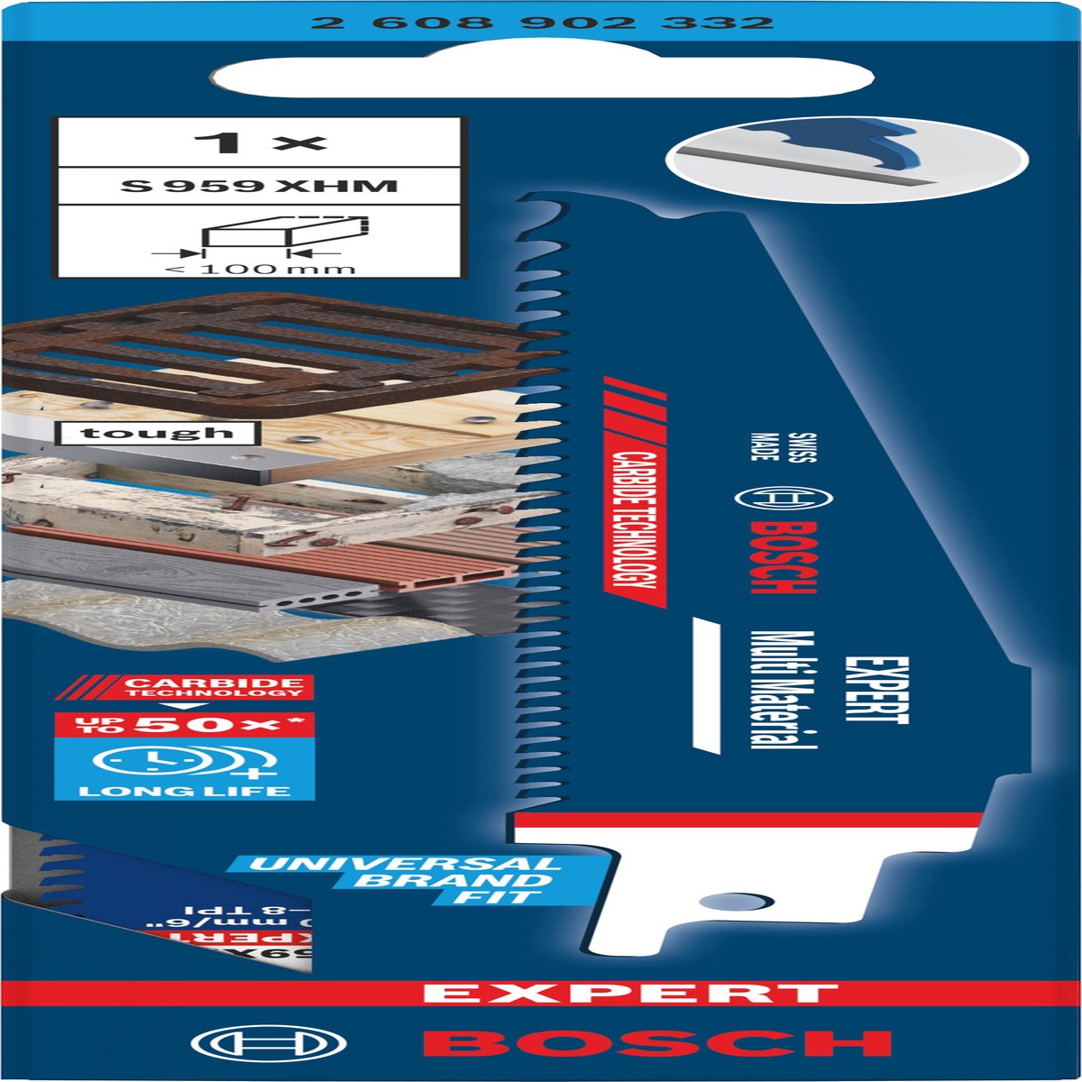Lminas de serrote eltrico, especial Bosch Accessories (Lmina EXPERT Multi Material S959XHM)