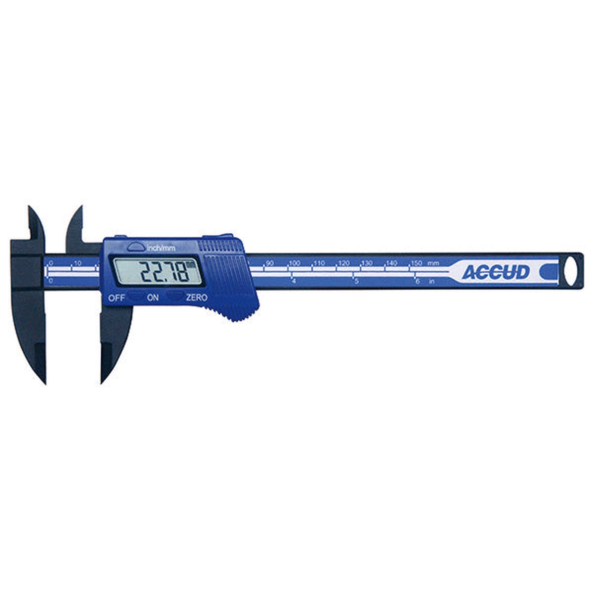 Paqumetro Digital 150mm em Resina Sinttica Accud (117-006-11)