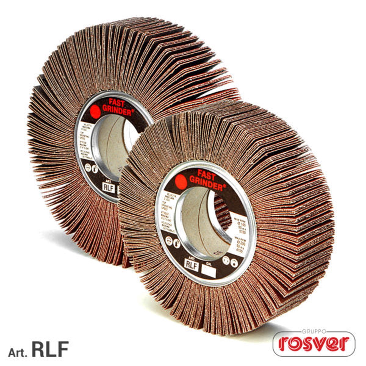 Rodas de aba Fast Grinder (RLF) com flanges