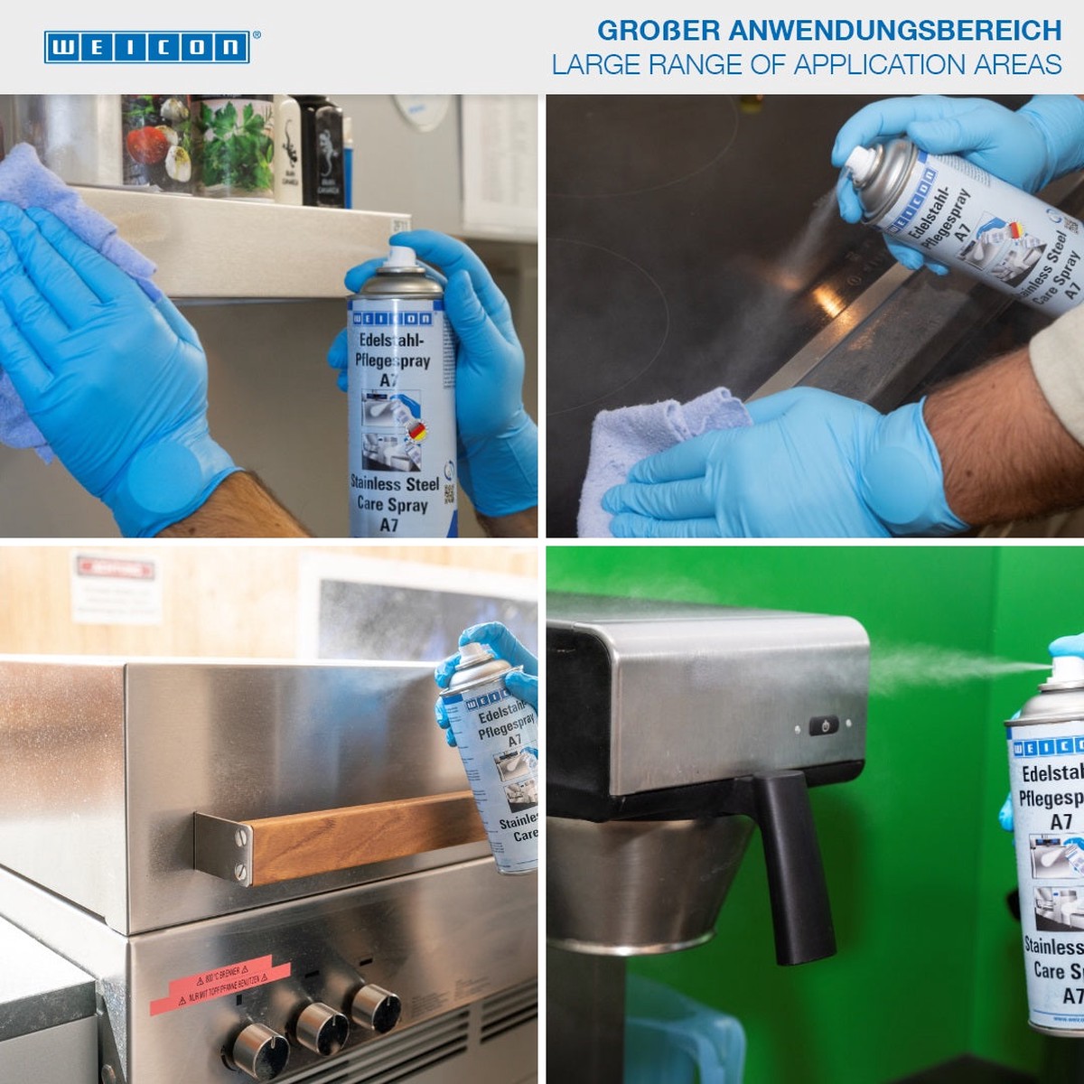 Spray para cuidados com ao inoxidvel Weicon (10060669) A7