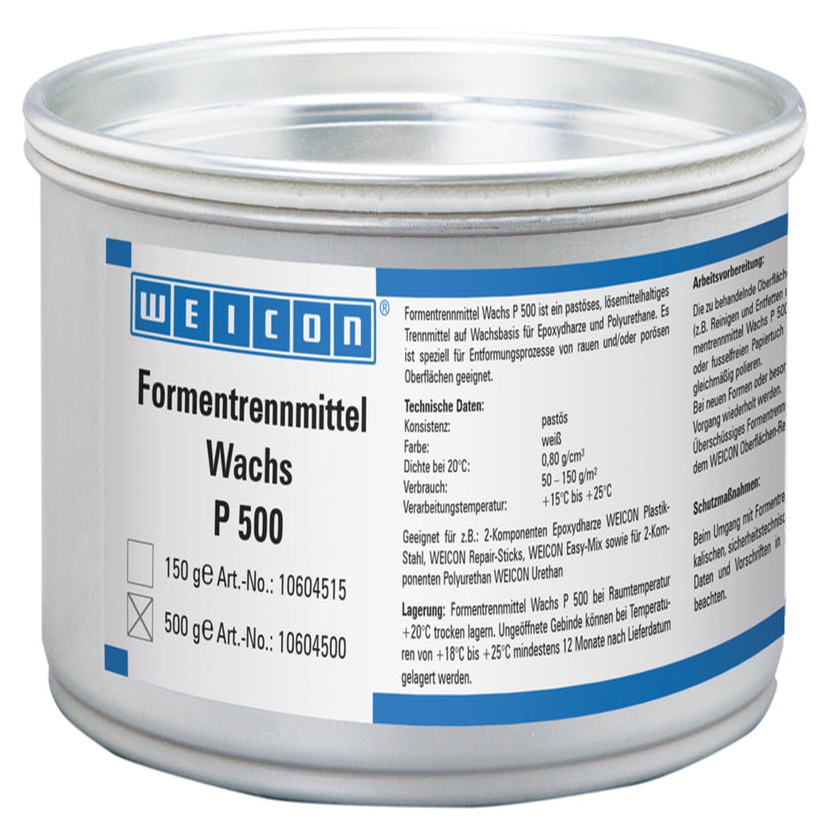Weicon (10026171) Cera Desmoldante P 500
