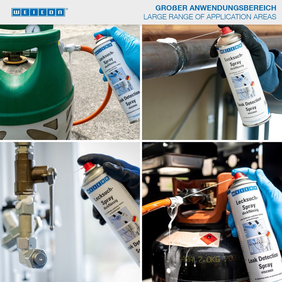 Spray viscoso para deteco de vazamentos Weicon (10033507)