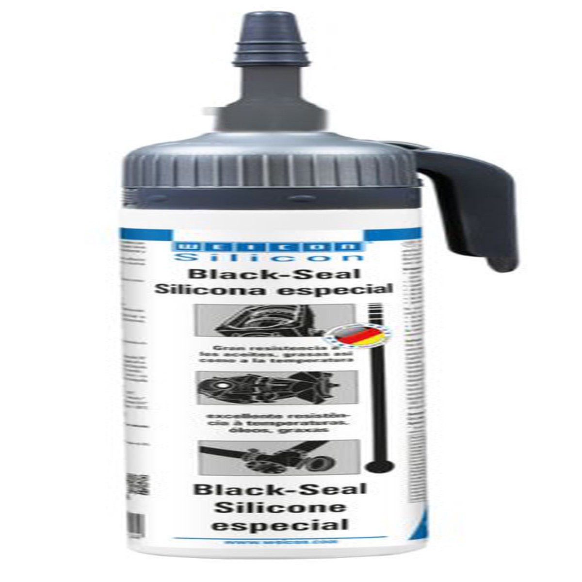 Weicon (10031920) Silicone Especial para Juntas Black-Seal (200ml)