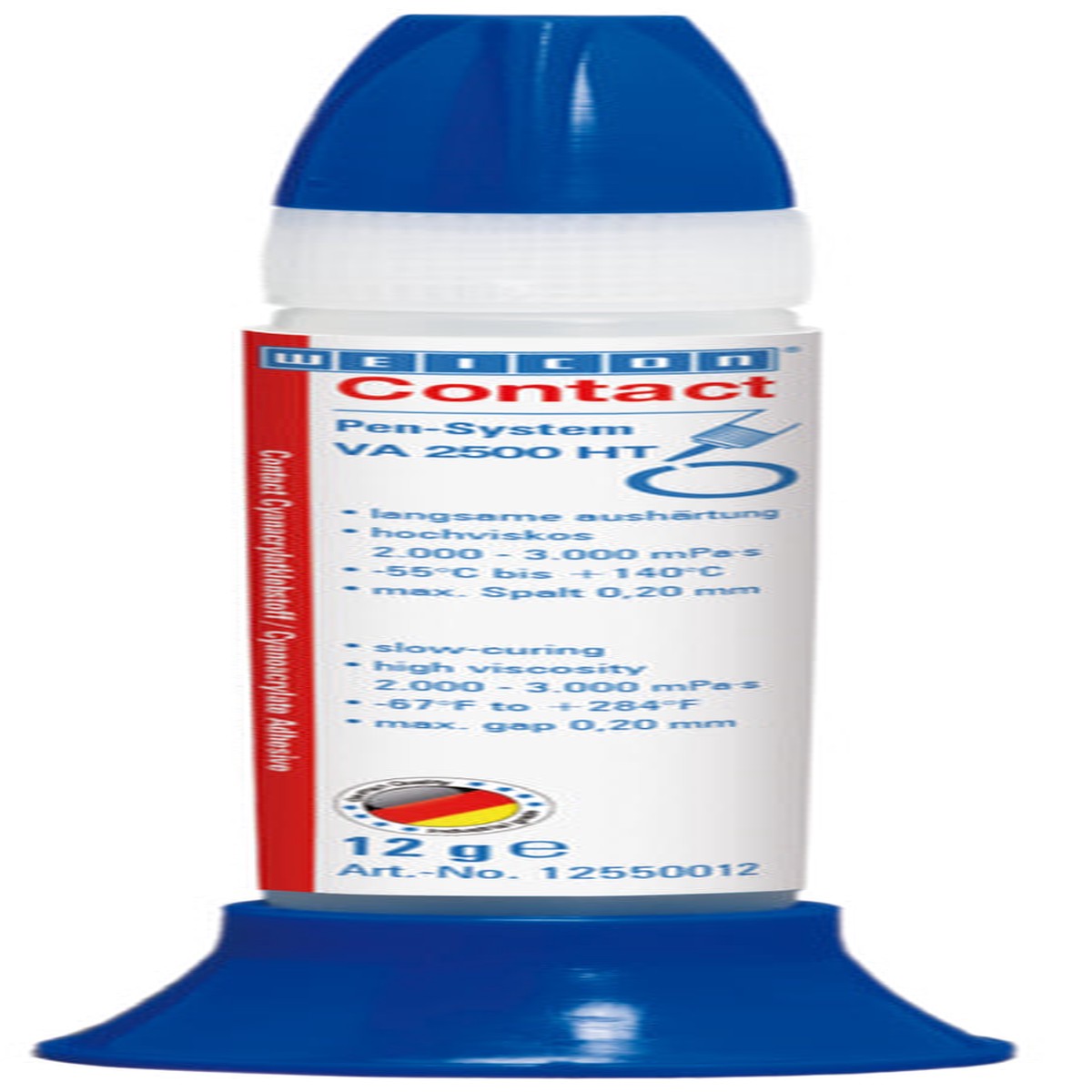 Adesivo de cianoacrilato Weicon (10018871) VA 2500 HT