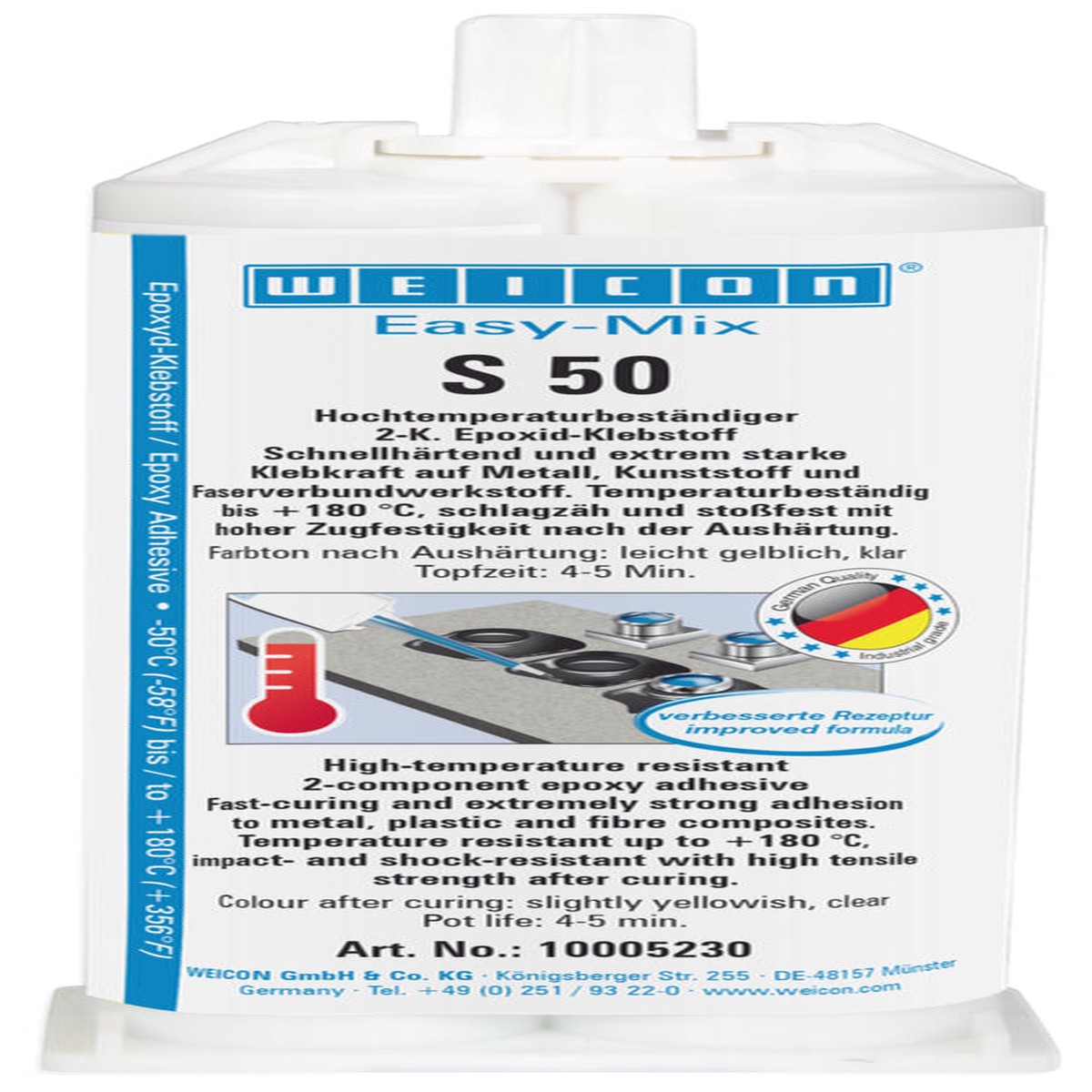 Adesivo Epxi Weicon (10005230) Easy-Mix S 50