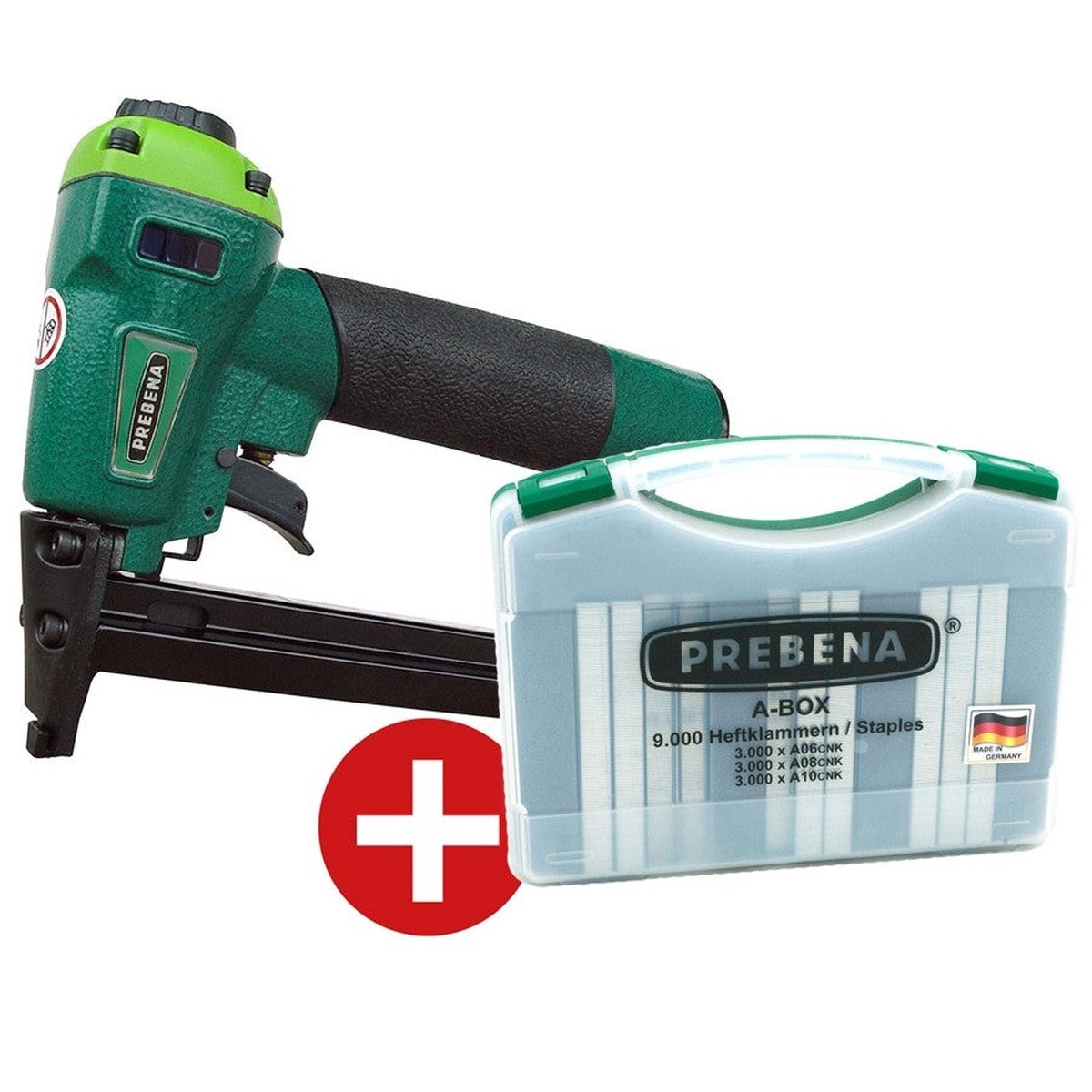 Agrafadora Pneumtica Prebena (1XR-A16) + A-BOX