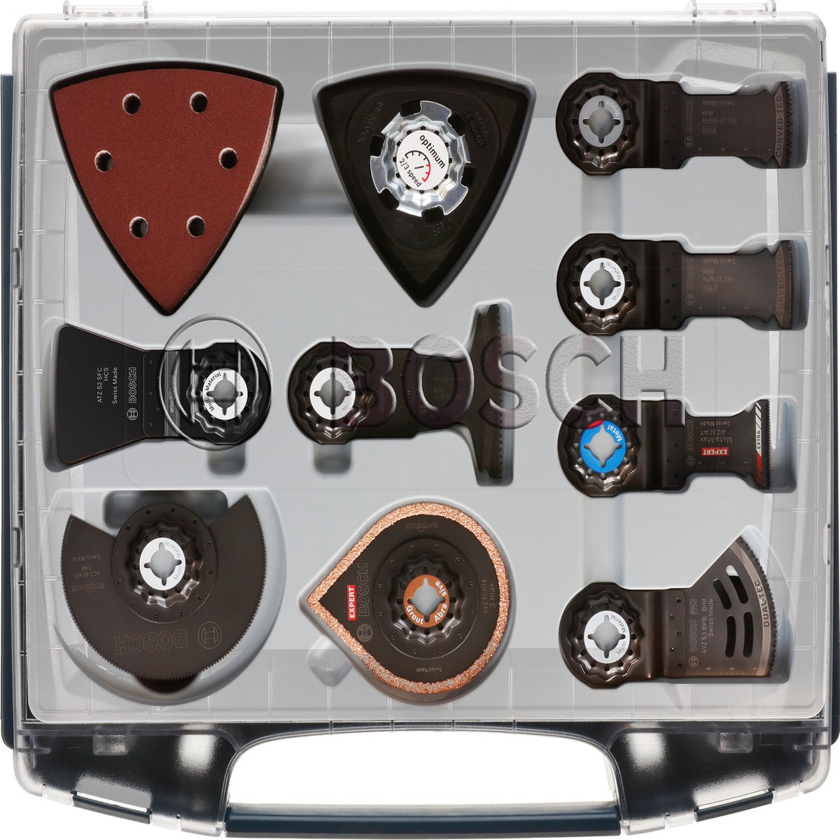 Lminas de serra sabre, ferramenta multifunes, conjuntos Bosch Accessories (Conjunto All-in-One i-Boxx, 33 peas)