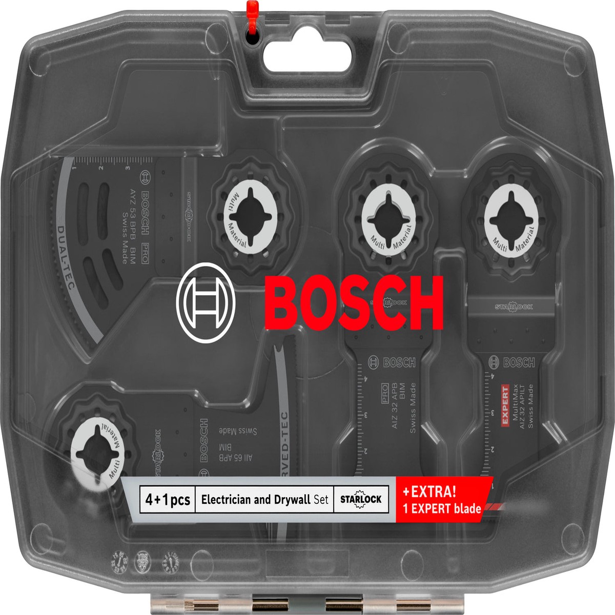 Lminas de serra sabre, ferramenta multifunes, conjuntos Bosch Accessories (Conjunto para eletricistas e gesso-cartonado, 5 peas)