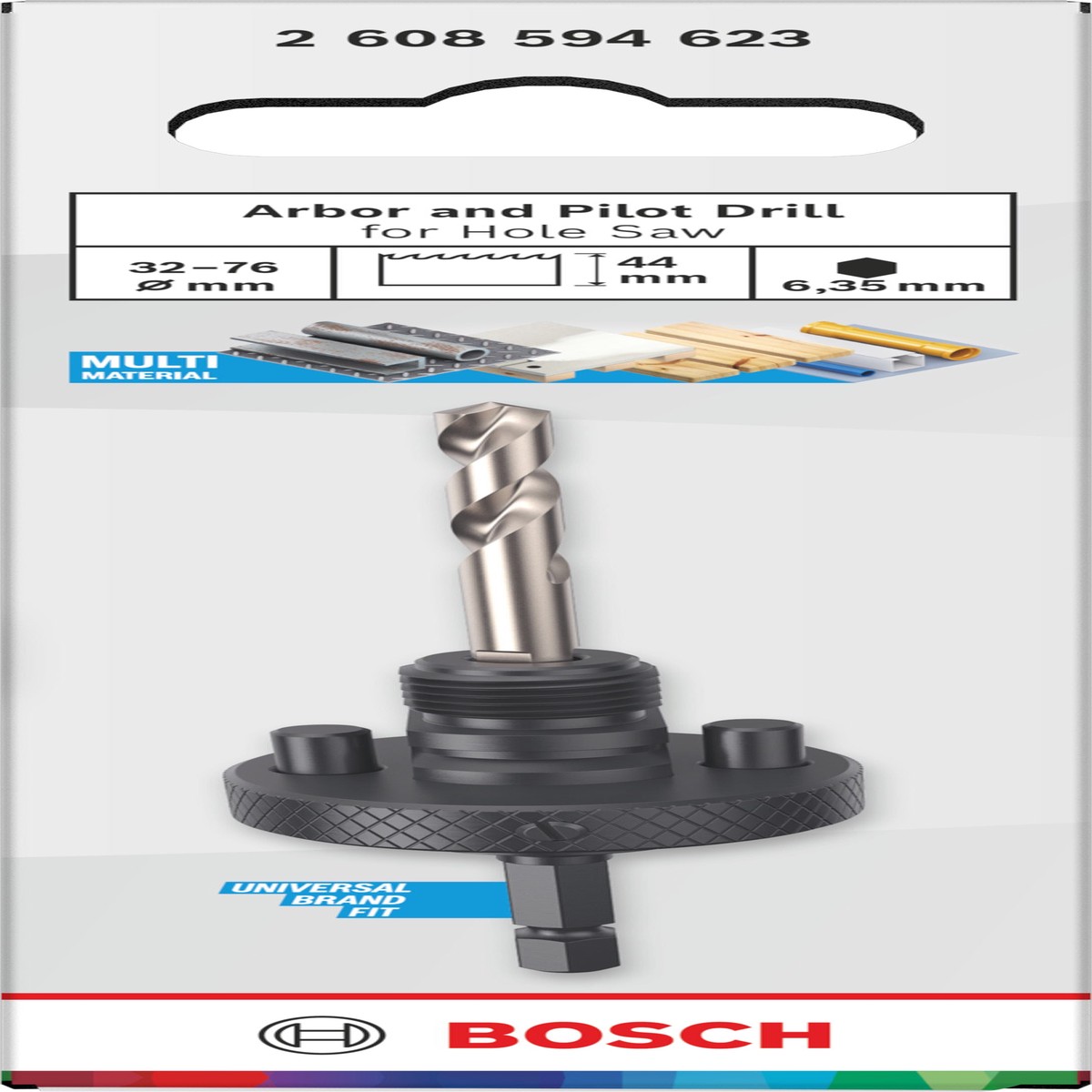 Serras craneanas Bosch Accessories (Eixo e broca de centrar para serra craniana, 32-210 x 44 mm)