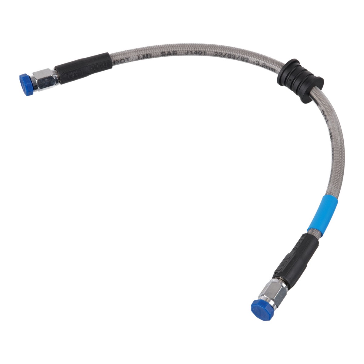 WMP Premade Brake Line - 250mm - (Chrome)