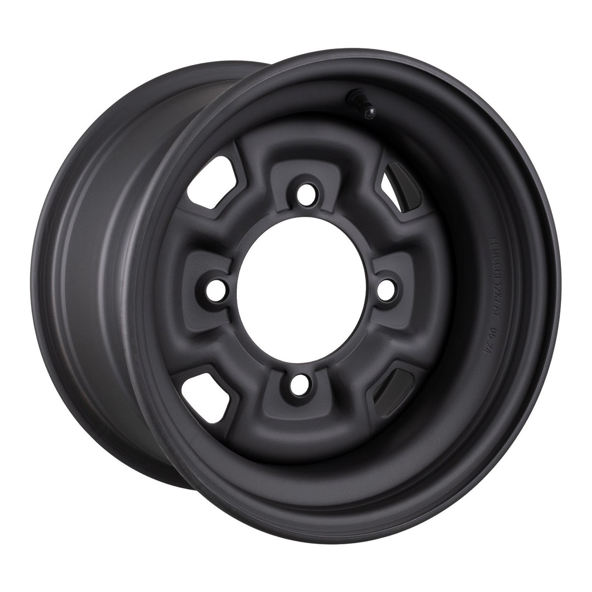 WMP ATV/UTV Steel Rim 12x7 Can-Am Front & Rear 4/137 +12.7 - Black