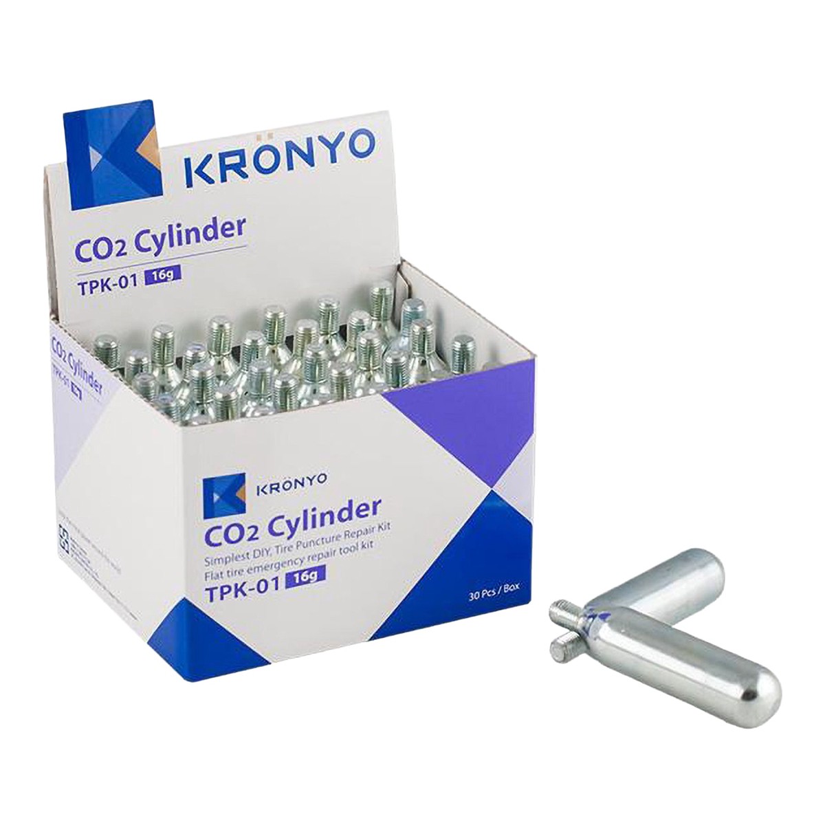 WMP Kronyo 16g CO2 Cylinders (30 Pack)